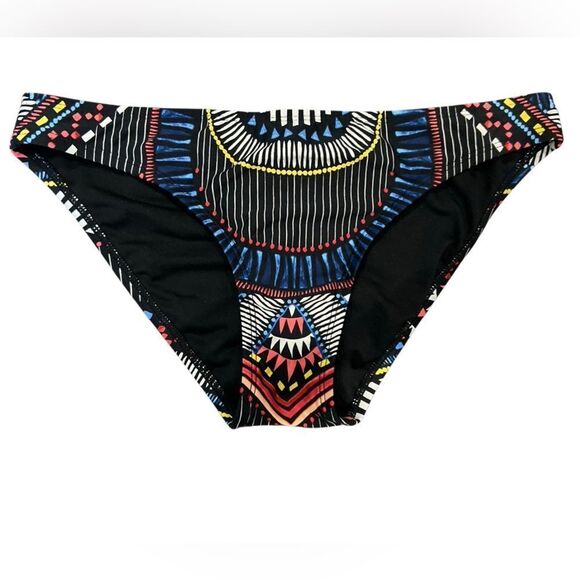 Bar III Two Piece Bikini Swimsuit Set abstract boho Size top XS bottoms S - Picture 5 of 16